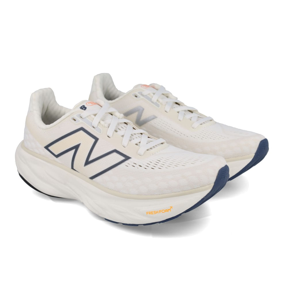 New Balance Tenis FRESH FOAM X W1080J14 Bege-Marinho Mescla Sint_8__